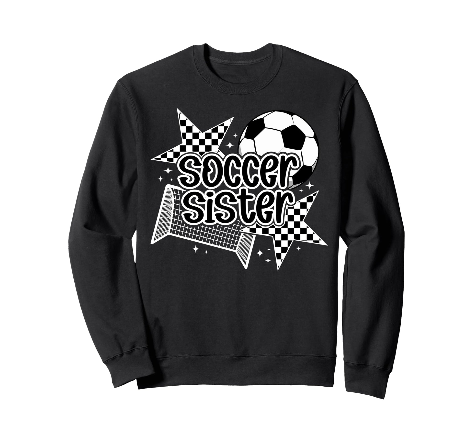 Soccer Sister Soccer Player Sweatshirt - Custom Art Print for Adults - T-Shirt, Sweatshirt, Hoodie