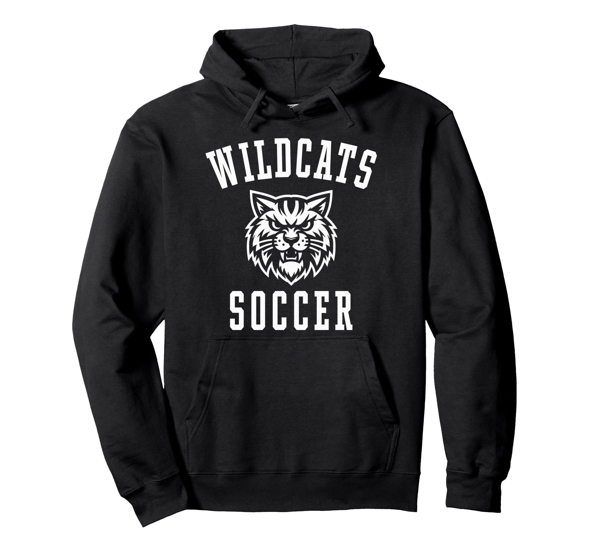 Wildcats Soccer Mascot Players Hoodie - Casual Everyday Wear for Adults - T-Shirt, Sweatshirt, Hoodie