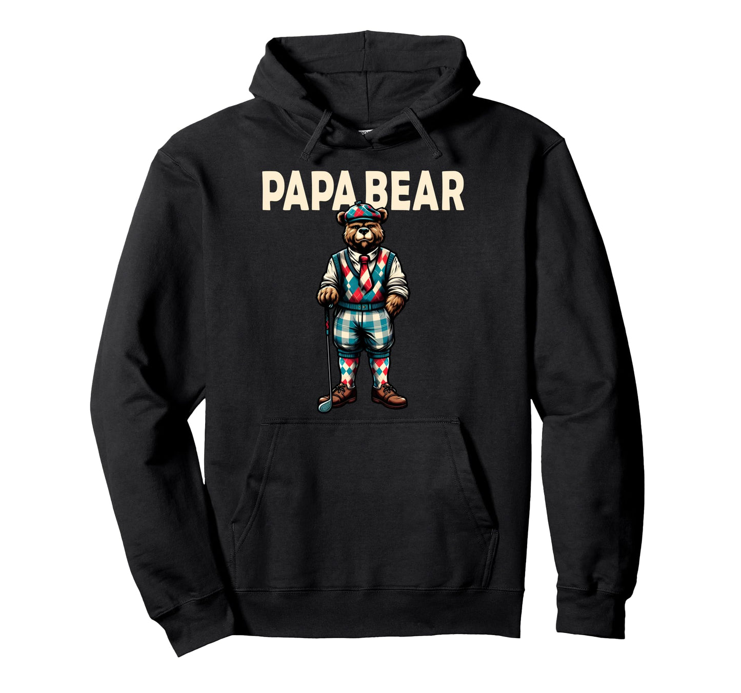 Papa Bear Gifts Funny Birthday Fun Hoodie - Streetwear Style for Adults - T-Shirt, Sweatshirt, Hoodie