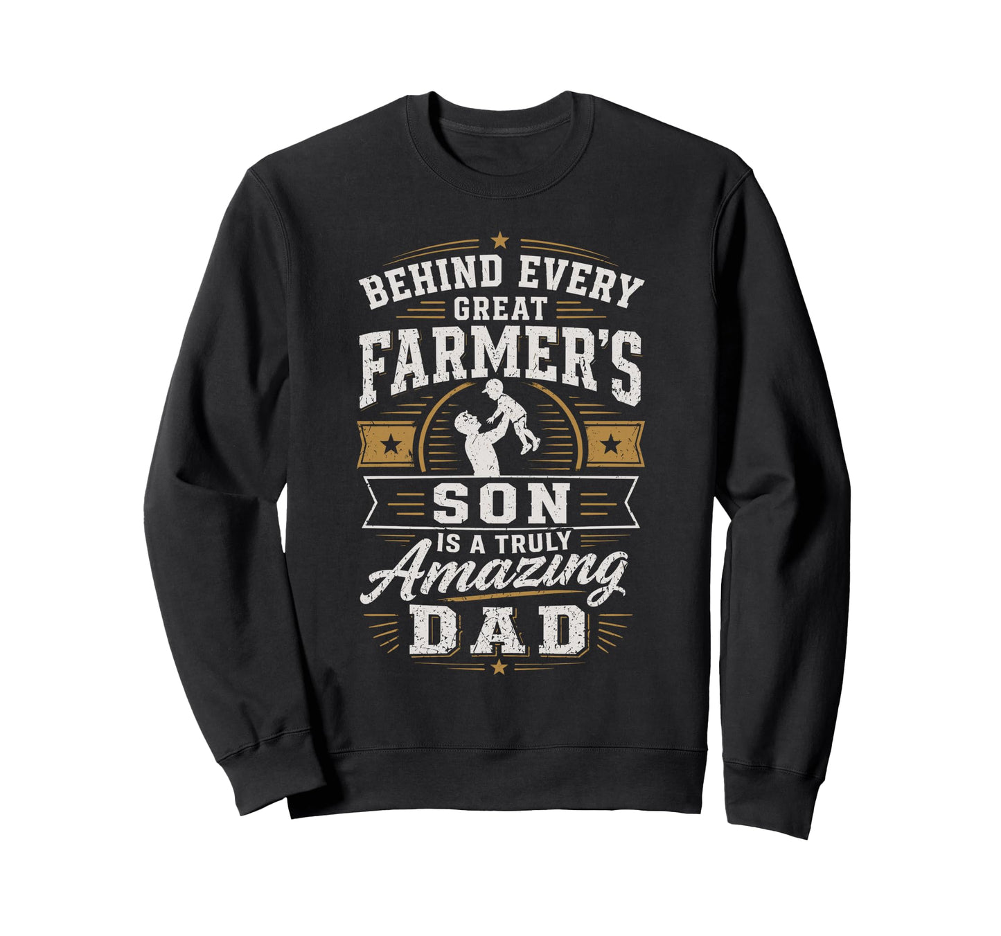 Farmer Son Amazing Dad Funny Farming Sweatshirt - Graphic Print Unisex - T-Shirt, Sweatshirt, Hoodie