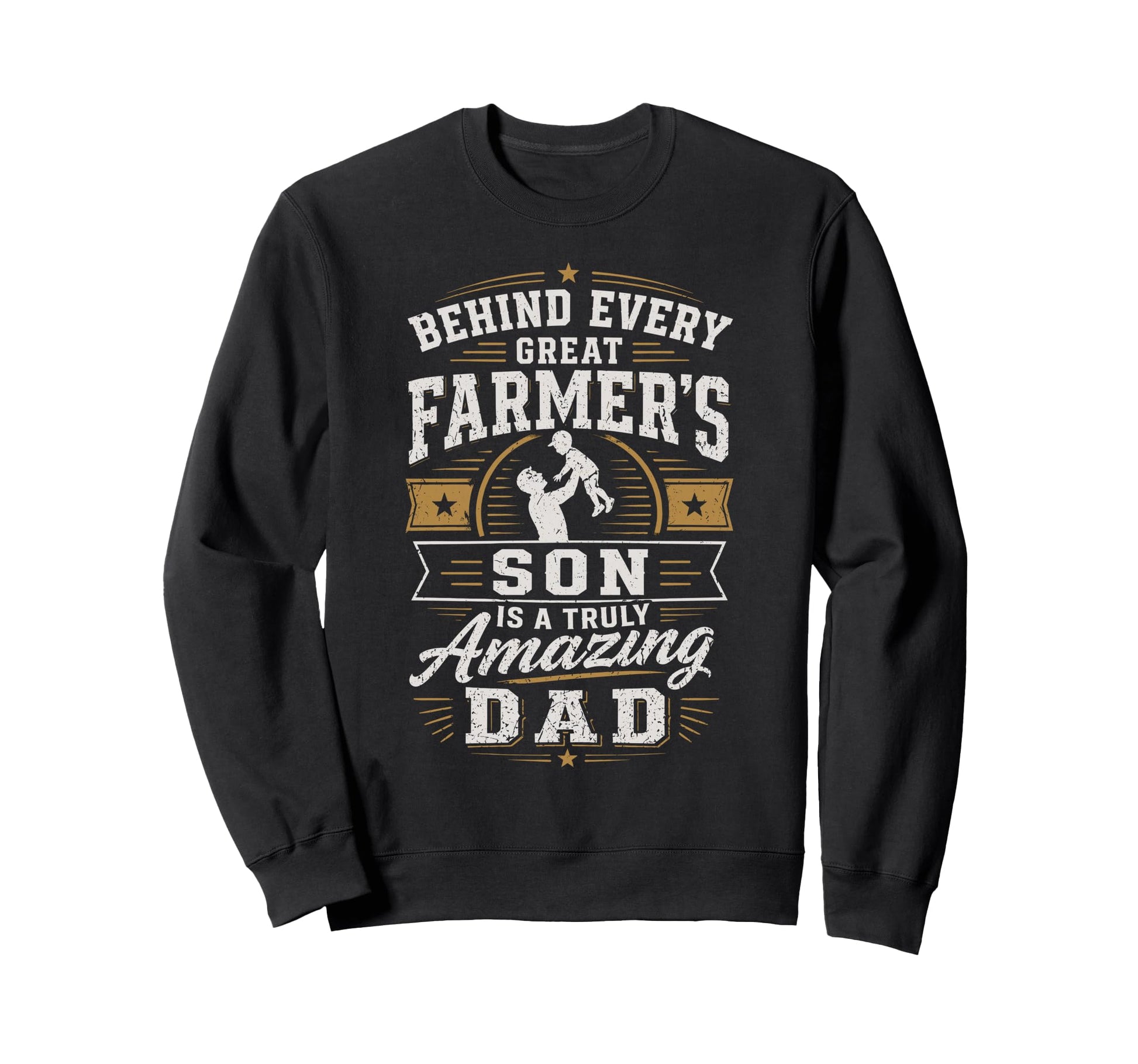 Farmer Son Amazing Dad Funny Farming Sweatshirt - Graphic Print Unisex - T-Shirt, Sweatshirt, Hoodie