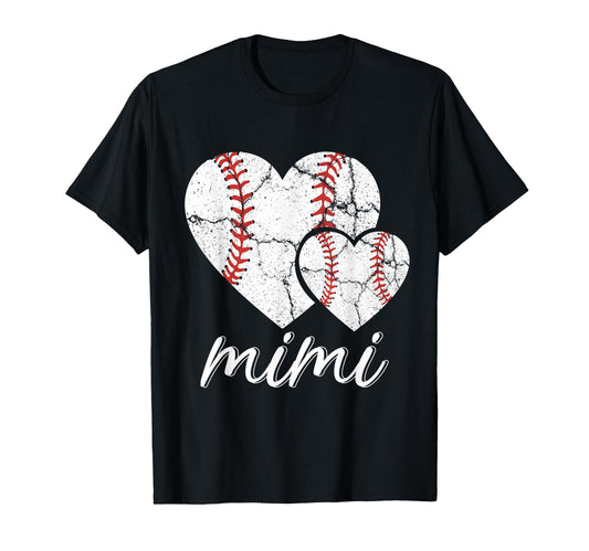 Baseball Mimi Mothers Day Baseball Gift T-Shirt - Unique Graphic for Adults - T-Shirt, Sweatshirt, Hoodie