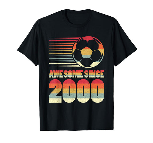 Awesome Since 2000 Soccer 26Th Birthday T-Shirt - Streetwear Style Unisex - T-Shirt, Sweatshirt, Hoodie