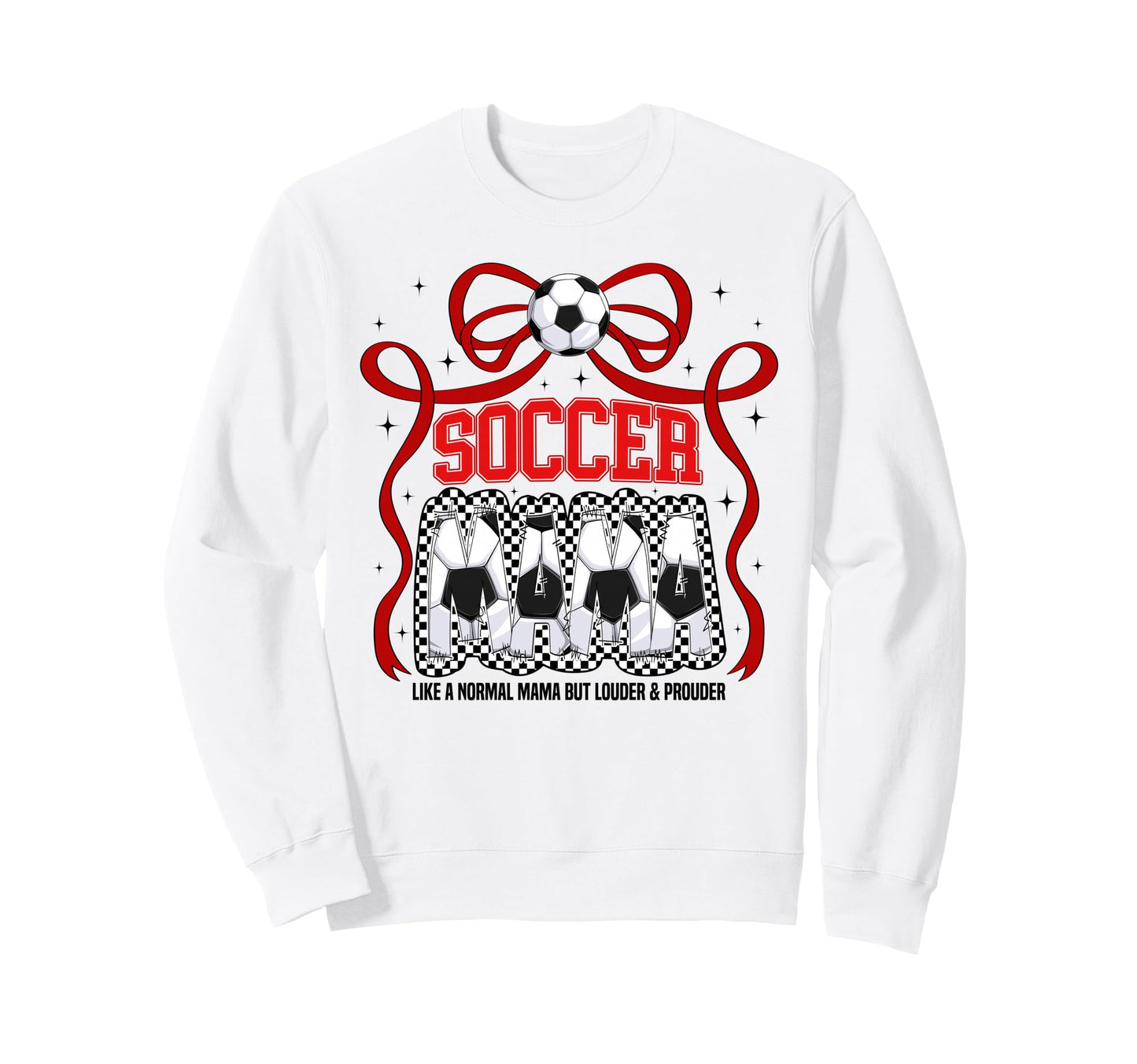 Soccer Mama Mom Coquette Soccer Sweatshirt - Aesthetic Graphic Men Women - T-Shirt, Sweatshirt, Hoodie