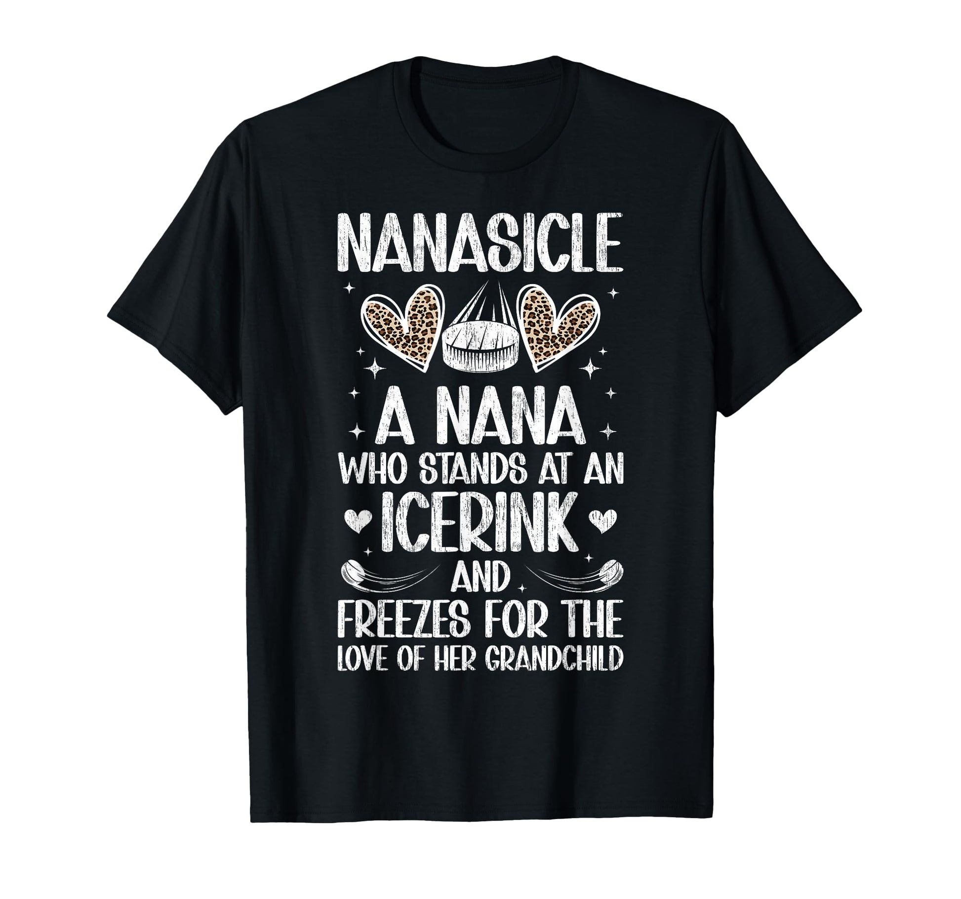 Nanasicle Definition Ice Hockey Nana T-Shirt - Graphic Print for Adults - T-Shirt, Sweatshirt, Hoodie