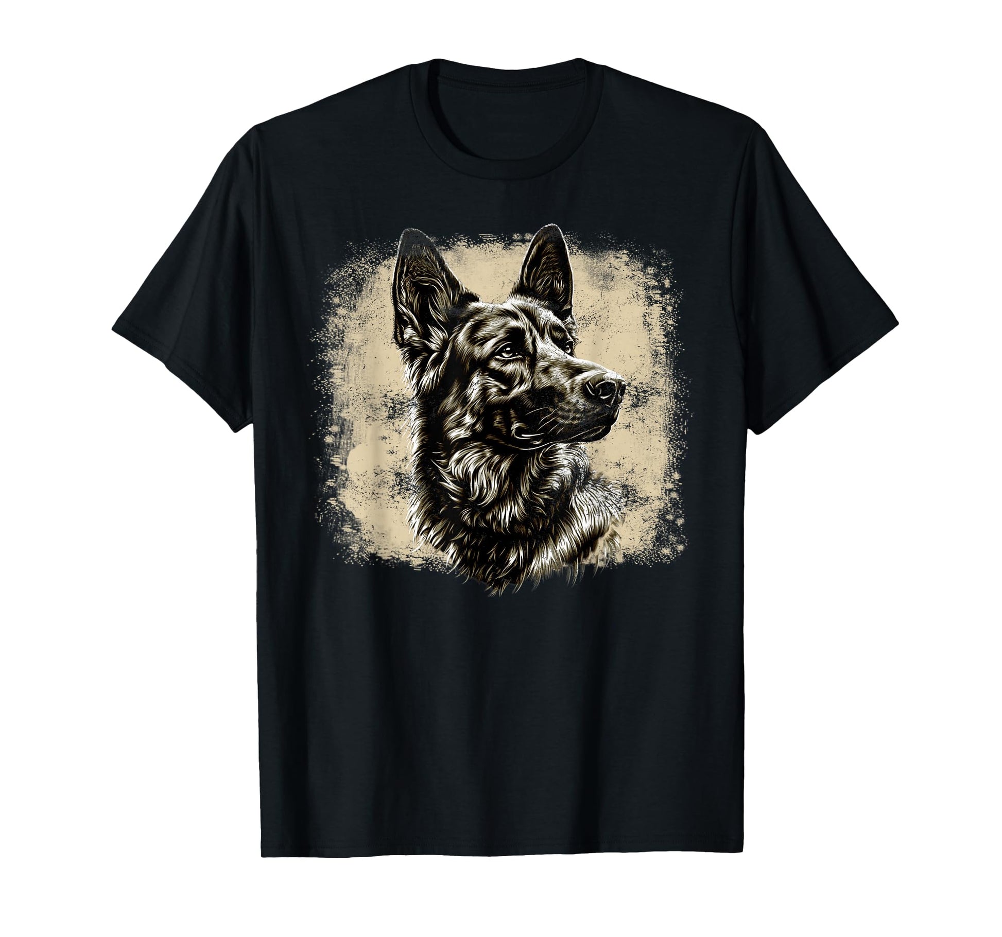 Square German Shepherd Owner Dog Dad Mom T-Shirt - Minimalist Print Unisex - T-Shirt, Sweatshirt, Hoodie