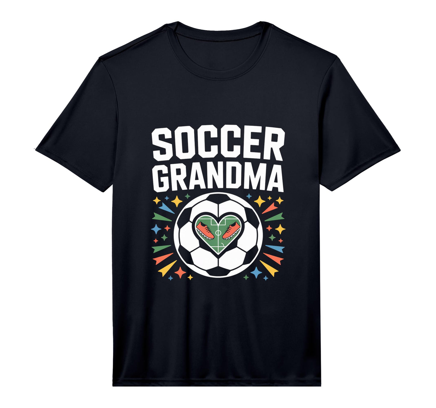 Mens Soccer Grandma Heart Field Cleats T-Shirt - Novelty Apparel Men Women - T-Shirt, Sweatshirt, Hoodie