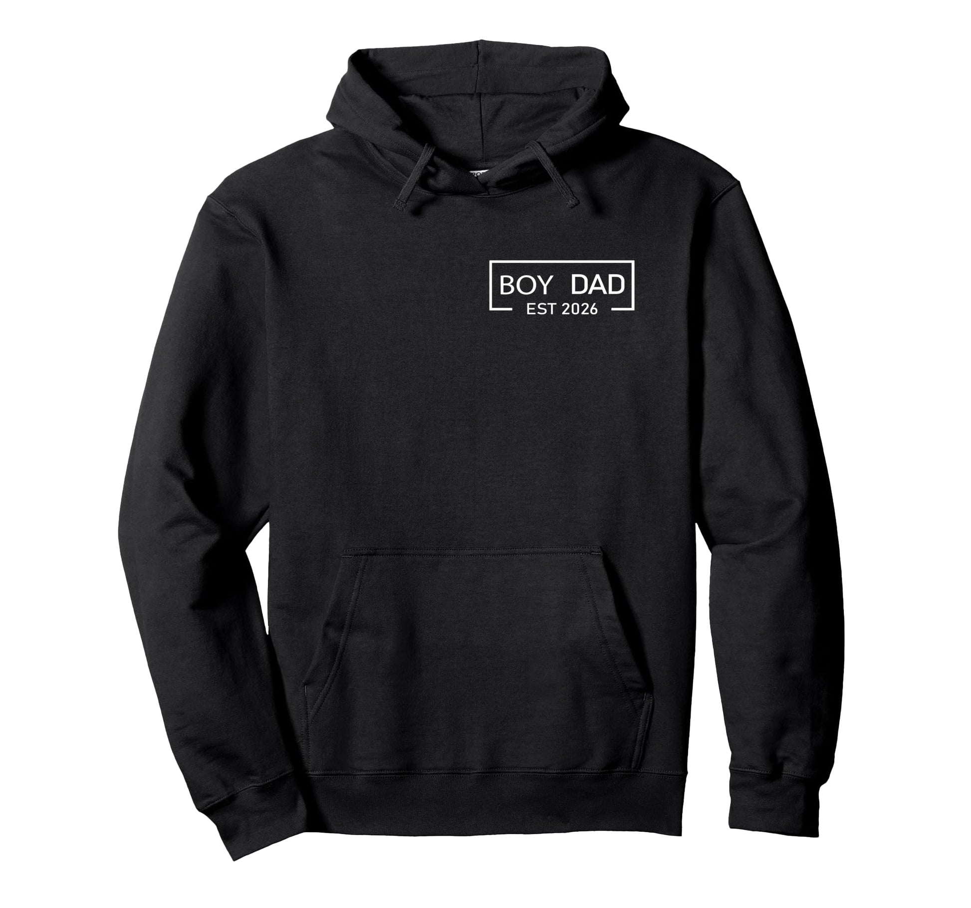 Dad Est 2026 Logo 2026 Loading New Dad Hoodie - Minimalist Print Men Women - T-Shirt, Sweatshirt, Hoodie
