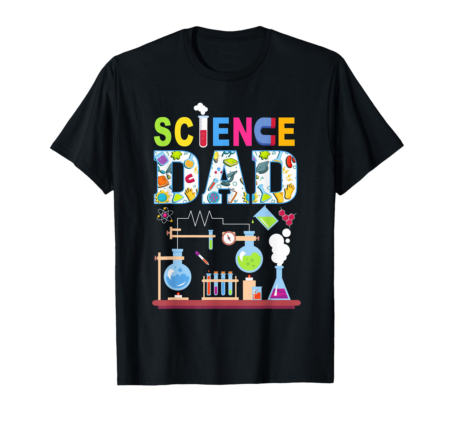 Science Dad Family Science Birthday T-Shirt - Aesthetic Graphic Unisex - T-Shirt, Sweatshirt, Hoodie
