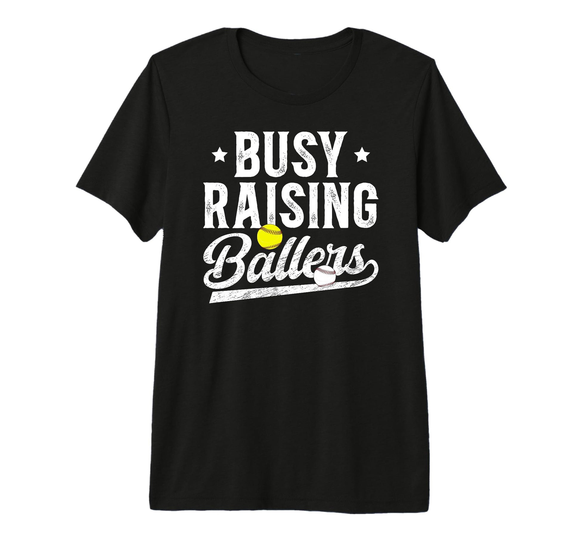 Mens Busy Raising Ballers Baseball T-Shirt - Streetwear Style Unisex - T-Shirt, Sweatshirt, Hoodie