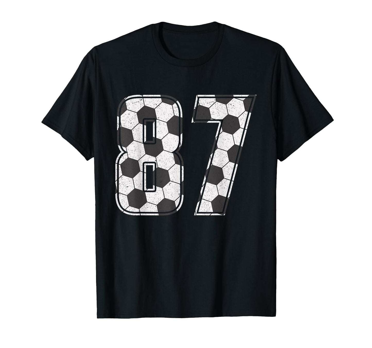 Soccer Player Number 87 Eighty Seven T-Shirt - Novelty Apparel Men Women - T-Shirt, Sweatshirt, Hoodie