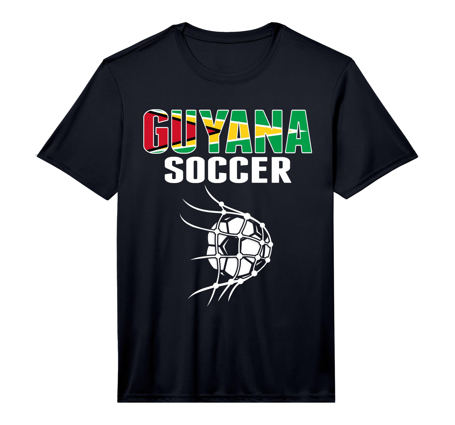 Guyana Soccer Fans Jersey Support T-Shirt - Novelty Apparel Men Women - T-Shirt, Sweatshirt, Hoodie
