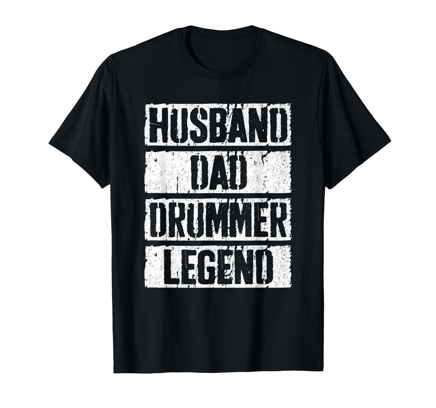 Husband Dad Drummer Legend Musician T-Shirt - Fun Novelty Design Unisex - T-Shirt, Sweatshirt, Hoodie