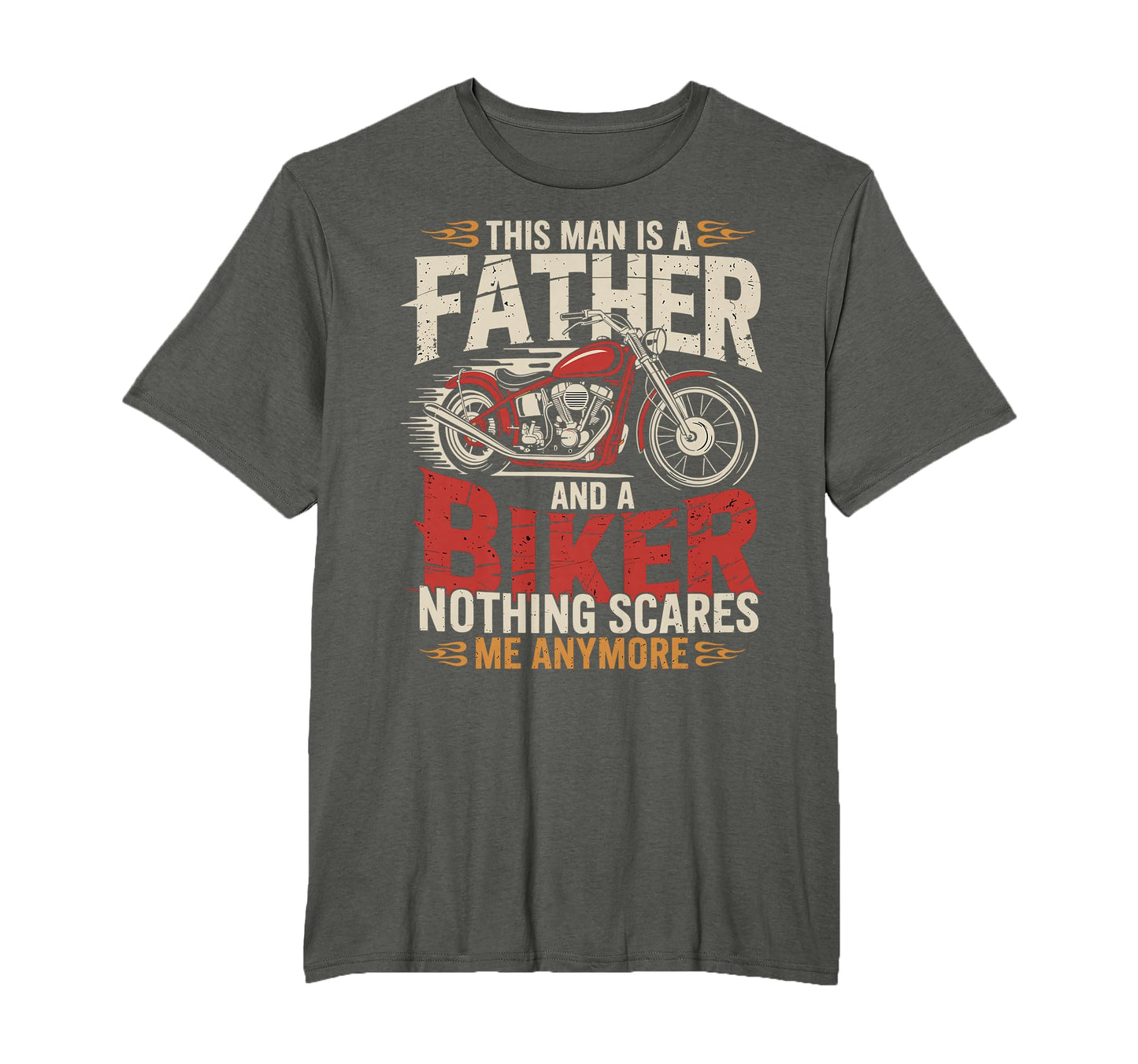 Dad Biker Funny Motorcycle Rider T-Shirt - Novelty Apparel Unisex - T-Shirt, Sweatshirt, Hoodie
