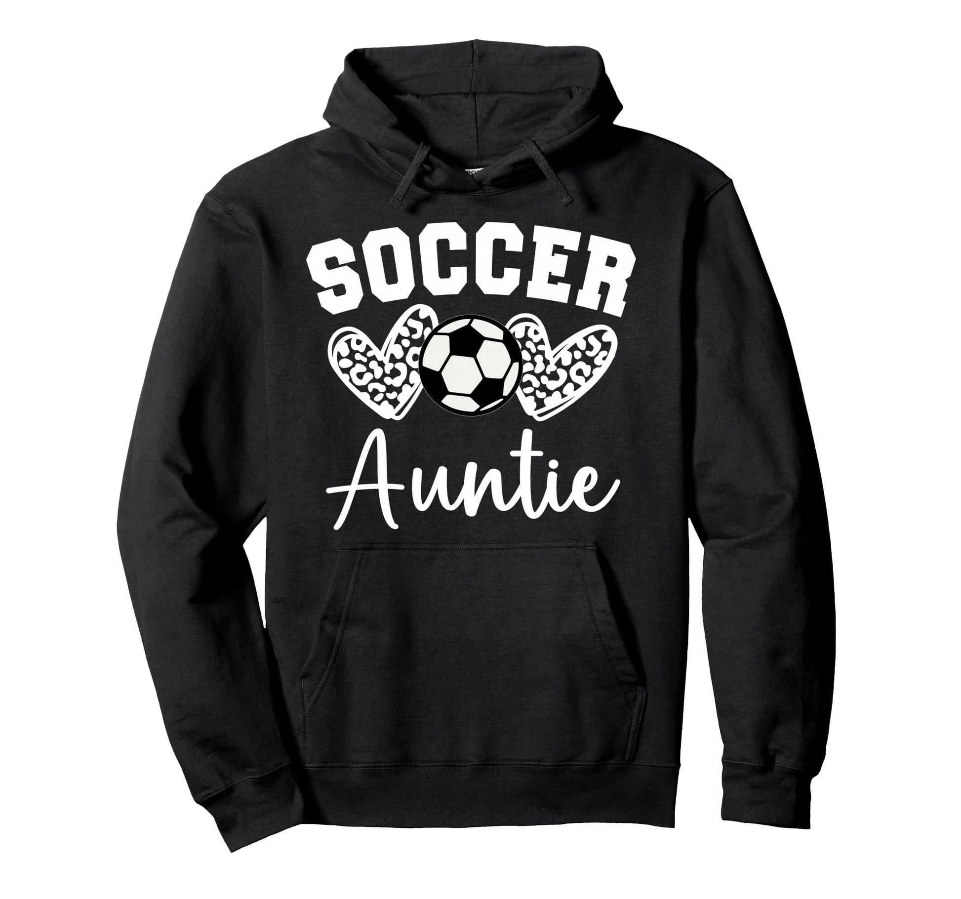 Soccer Auntie Matching Family Soccer Hoodie - Minimalist Print Unisex - T-Shirt, Sweatshirt, Hoodie