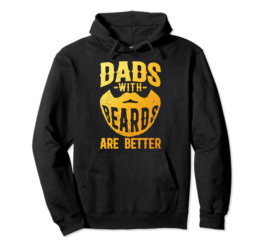 Best Beard Art Dad Facial Hair Bearded Hoodie - Unique Graphic Men Women - T-Shirt, Sweatshirt, Hoodie