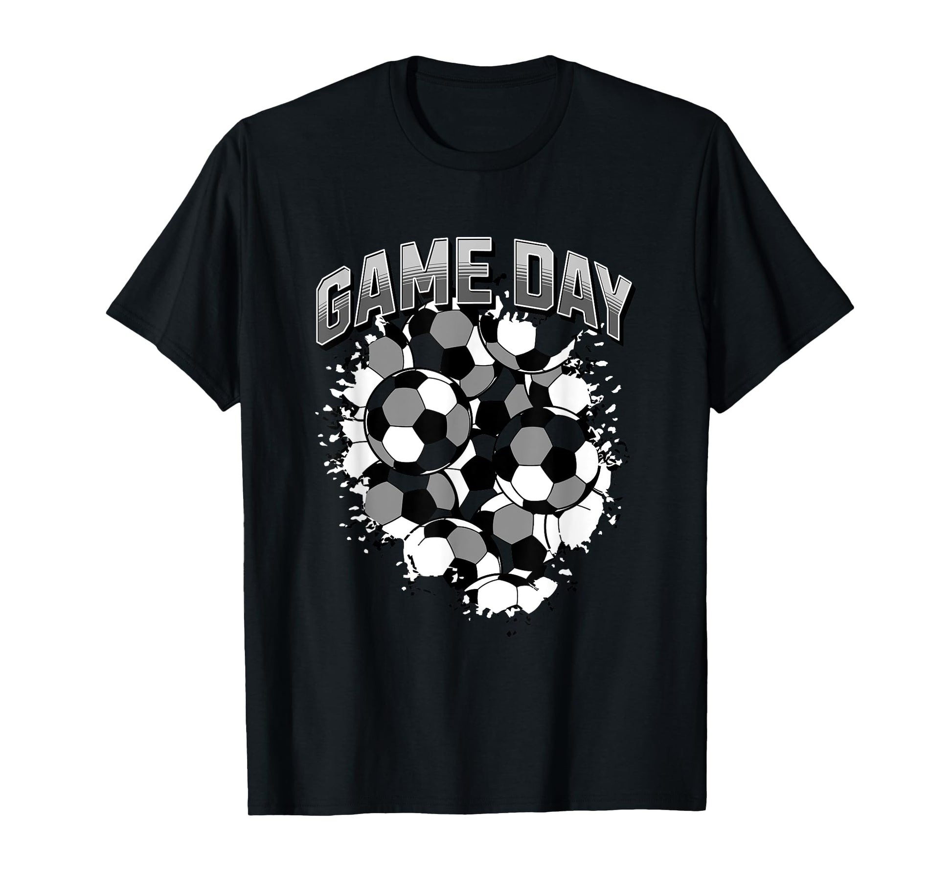 Game Day Soccer Football Sports Fan Gray T-Shirt - Trendy Graphic Unisex - T-Shirt, Sweatshirt, Hoodie