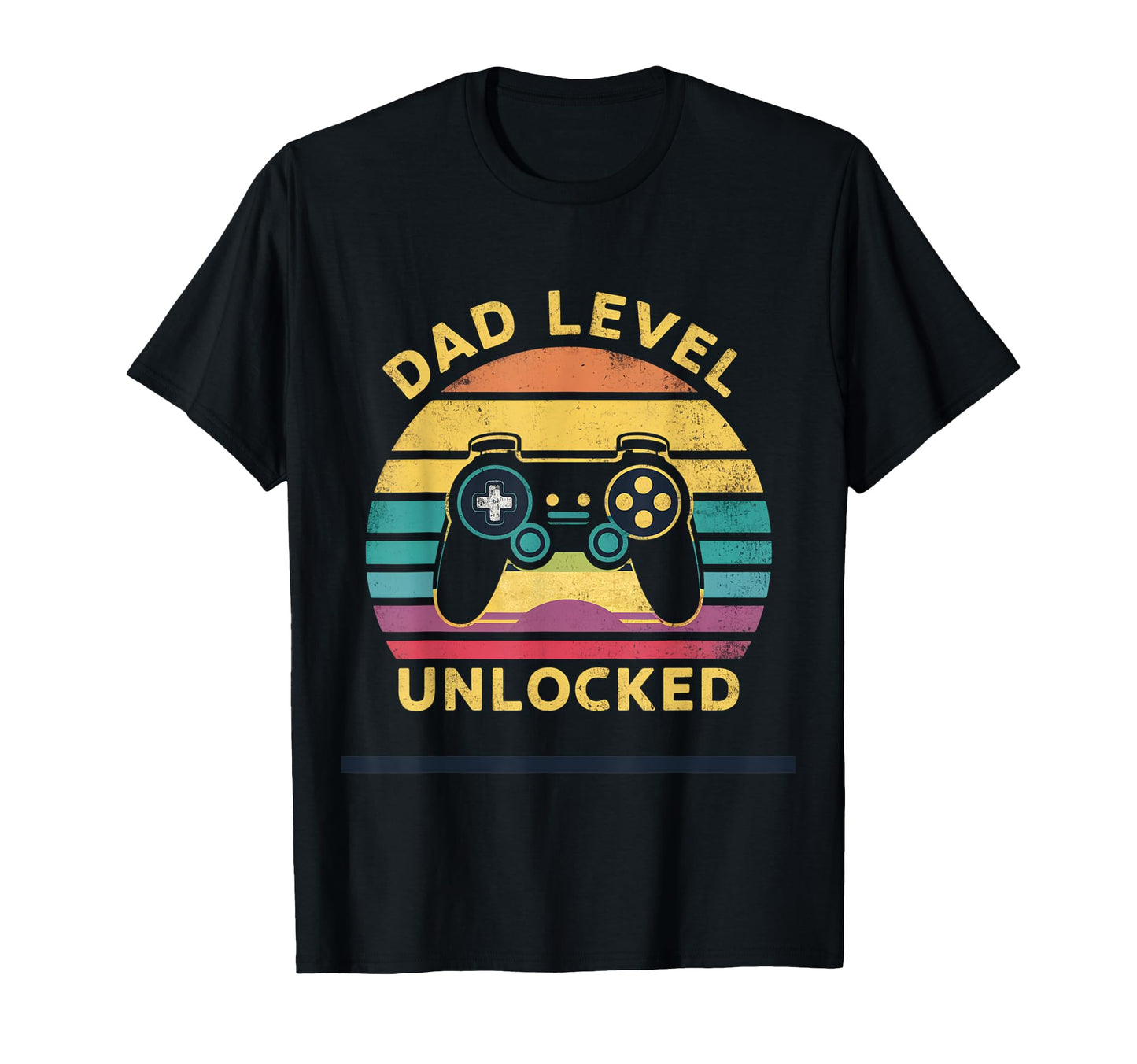Dad Level Unlocked Gamer Dad T-Shirt - Casual Everyday Wear Men Women - T-Shirt, Sweatshirt, Hoodie