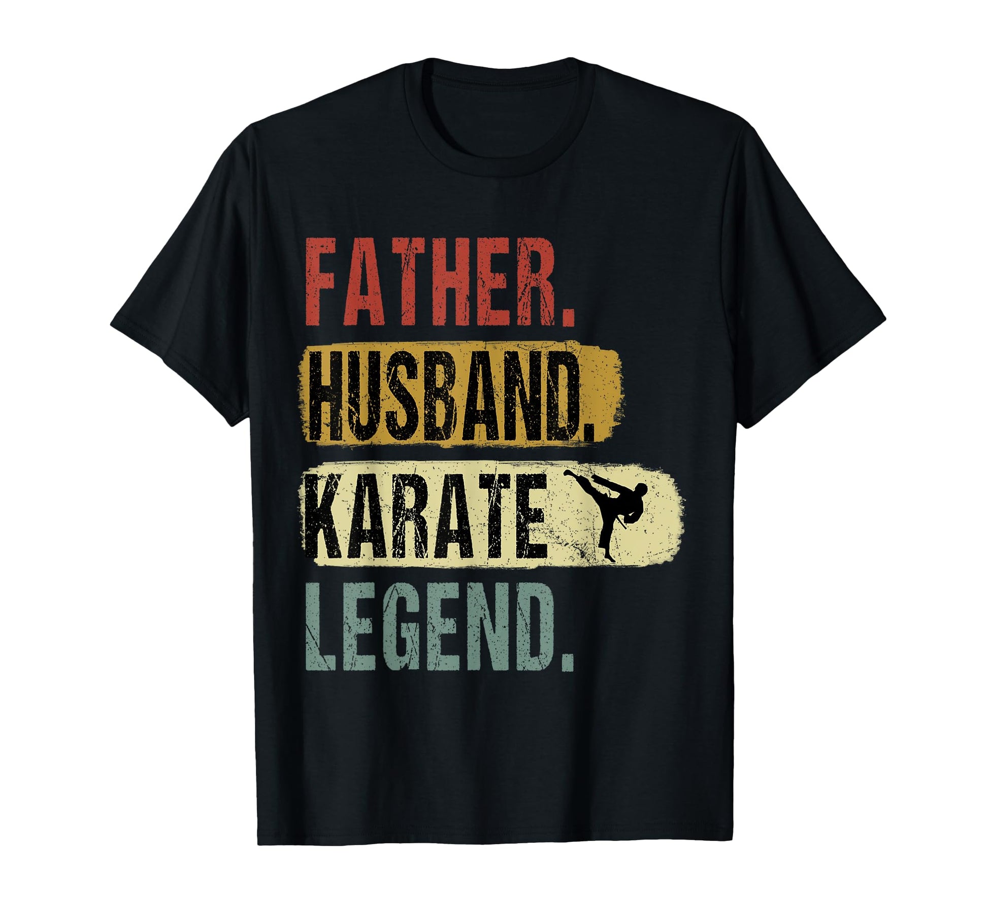 Father Husband Karate Legend Karate Dad T-Shirt - Aesthetic Graphic Unisex - T-Shirt, Sweatshirt, Hoodie