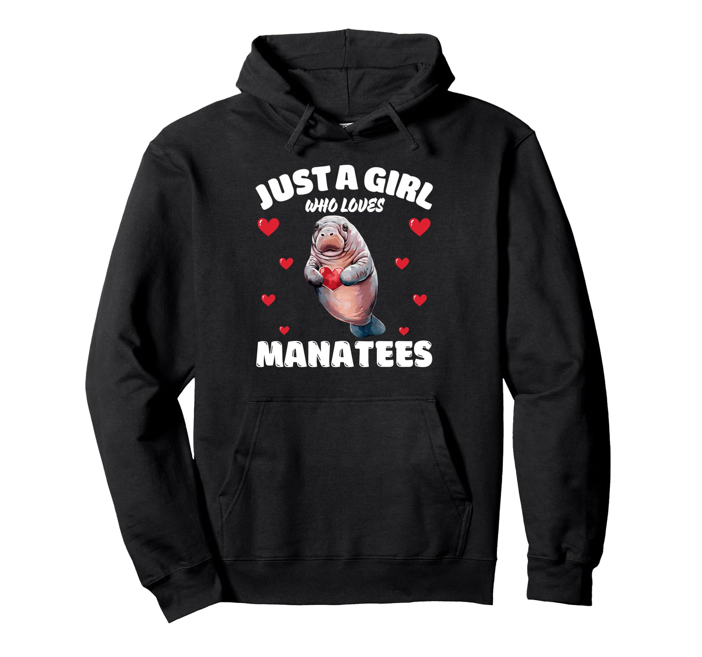 Just Who Loves Manatees Manatee Lovers Hoodie - Aesthetic Graphic Men Women - T-Shirt, Sweatshirt, Hoodie
