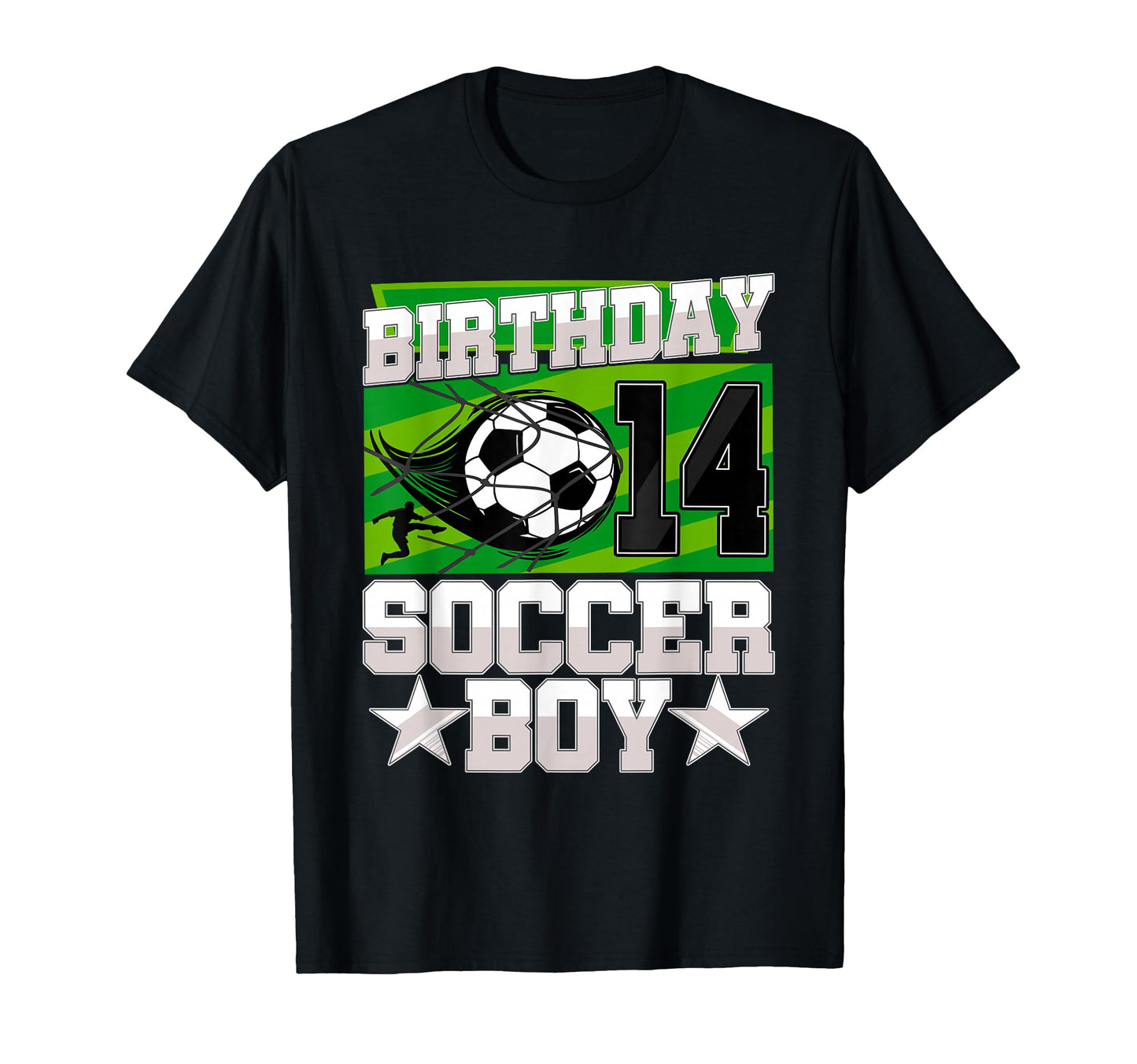 Soccer Birthday Party 14Th Birthday T-Shirt - Minimalist Print Men Women - T-Shirt, Sweatshirt, Hoodie