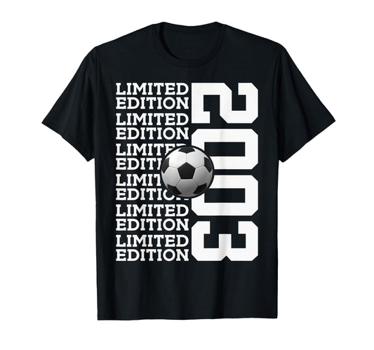 2003 Soccer 23Rd Birthday T-Shirt - Custom Art Print Unisex - T-Shirt, Sweatshirt, Hoodie