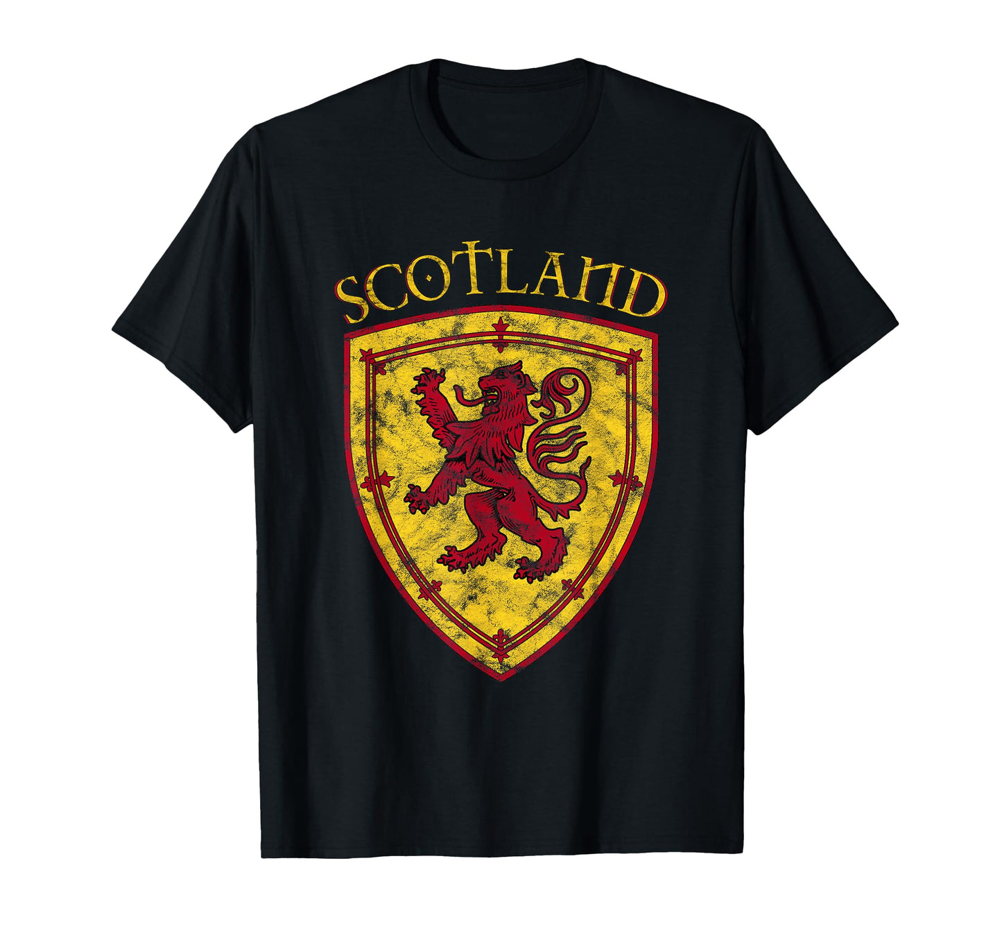 Scottish Rampant Lion Scotland Coat T-Shirt - Unique Graphic for Adults - T-Shirt, Sweatshirt, Hoodie