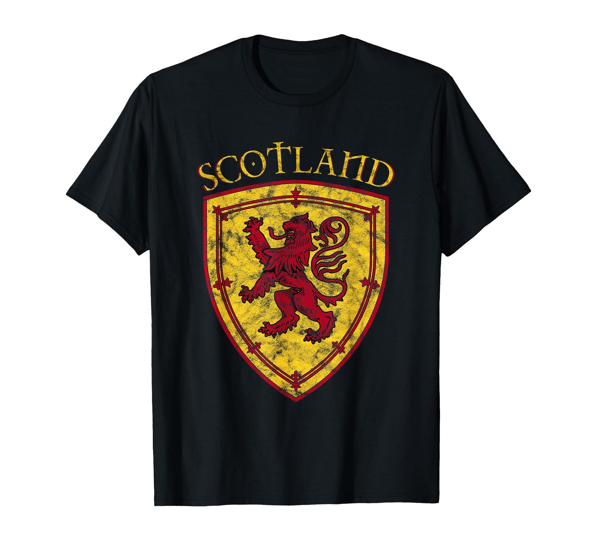 Scottish Rampant Lion Scotland Coat T-Shirt - Unique Graphic for Adults - T-Shirt, Sweatshirt, Hoodie
