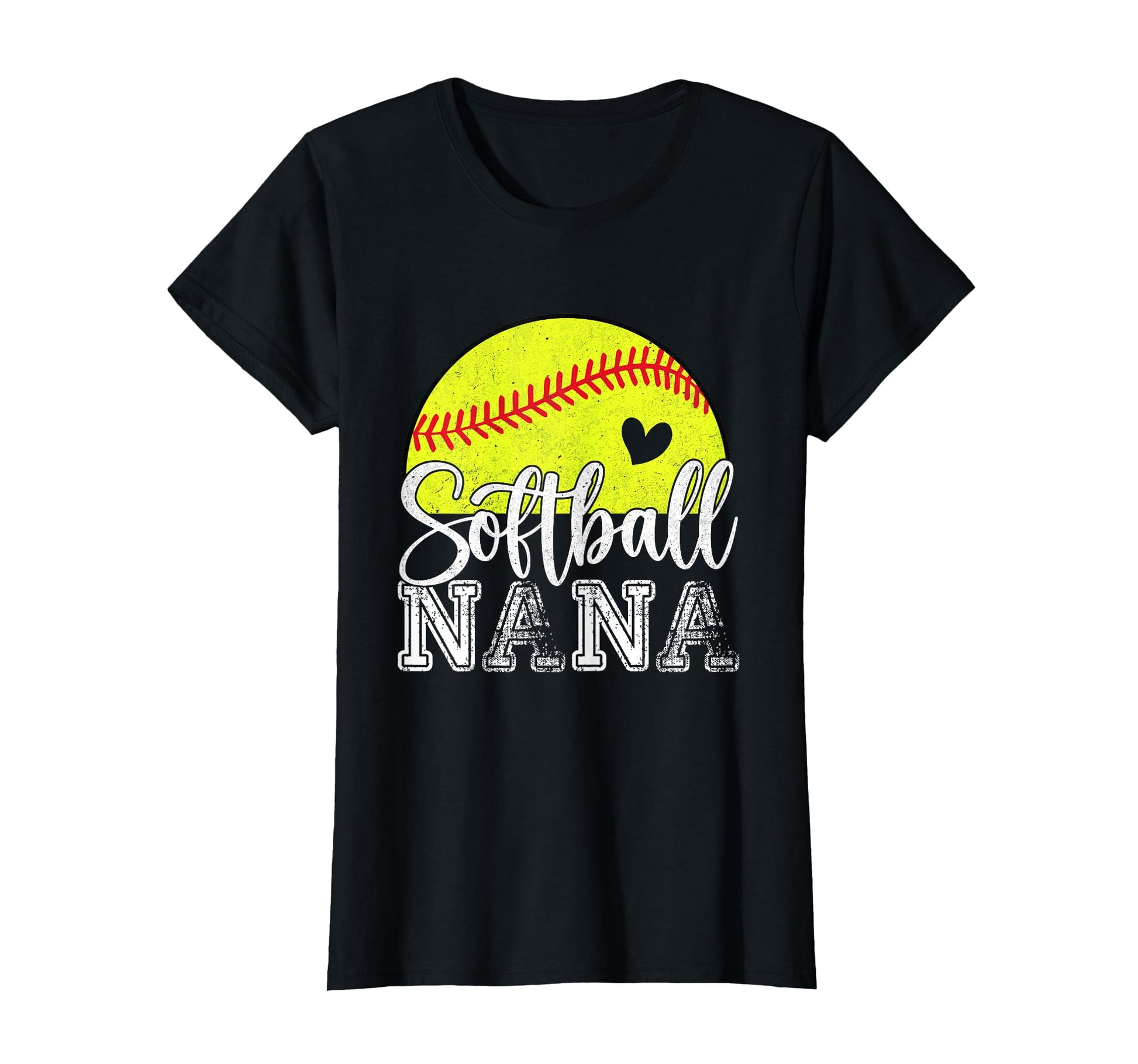 Softball Nana Gifts Mothers Day T-Shirt - Casual Everyday Wear Men Women - T-Shirt, Sweatshirt, Hoodie