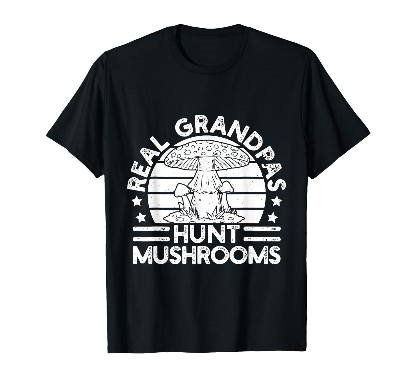 Morel Mushrooms Real Grandpas Hunt T-Shirt - Custom Art Print for Adults - T-Shirt, Sweatshirt, Hoodie