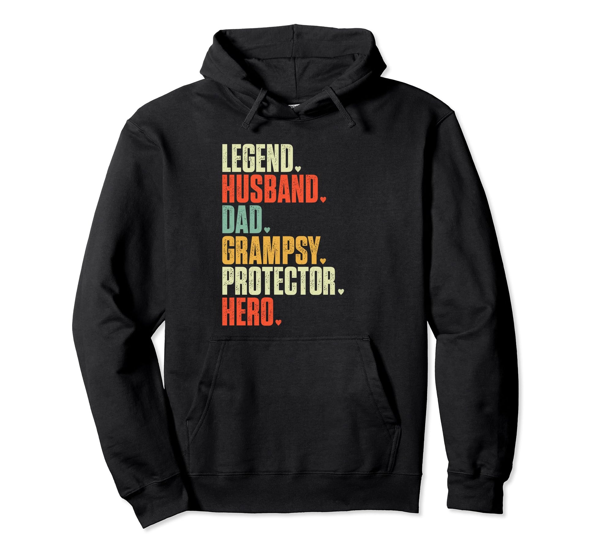 Fathers Day Legend Husband Dad Grampsy Hoodie - Minimalist Print Men Women - T-Shirt, Sweatshirt, Hoodie