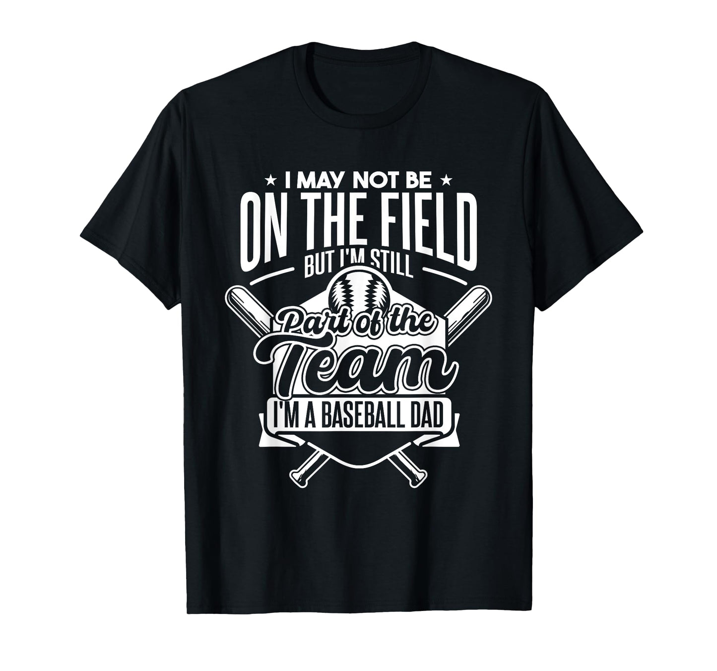 Im Baseball Dad Fathers Day Baseball Dad T-Shirt - Trendy Graphic Unisex - T-Shirt, Sweatshirt, Hoodie