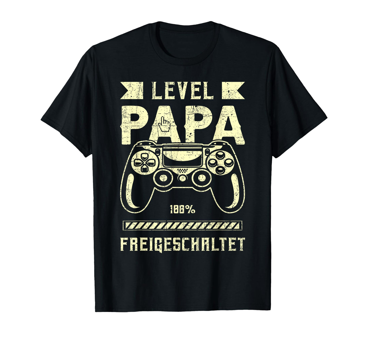 German Fresh Dad Level Dad Game Controller T-Shirt - Unique Graphic Unisex - T-Shirt, Sweatshirt, Hoodie