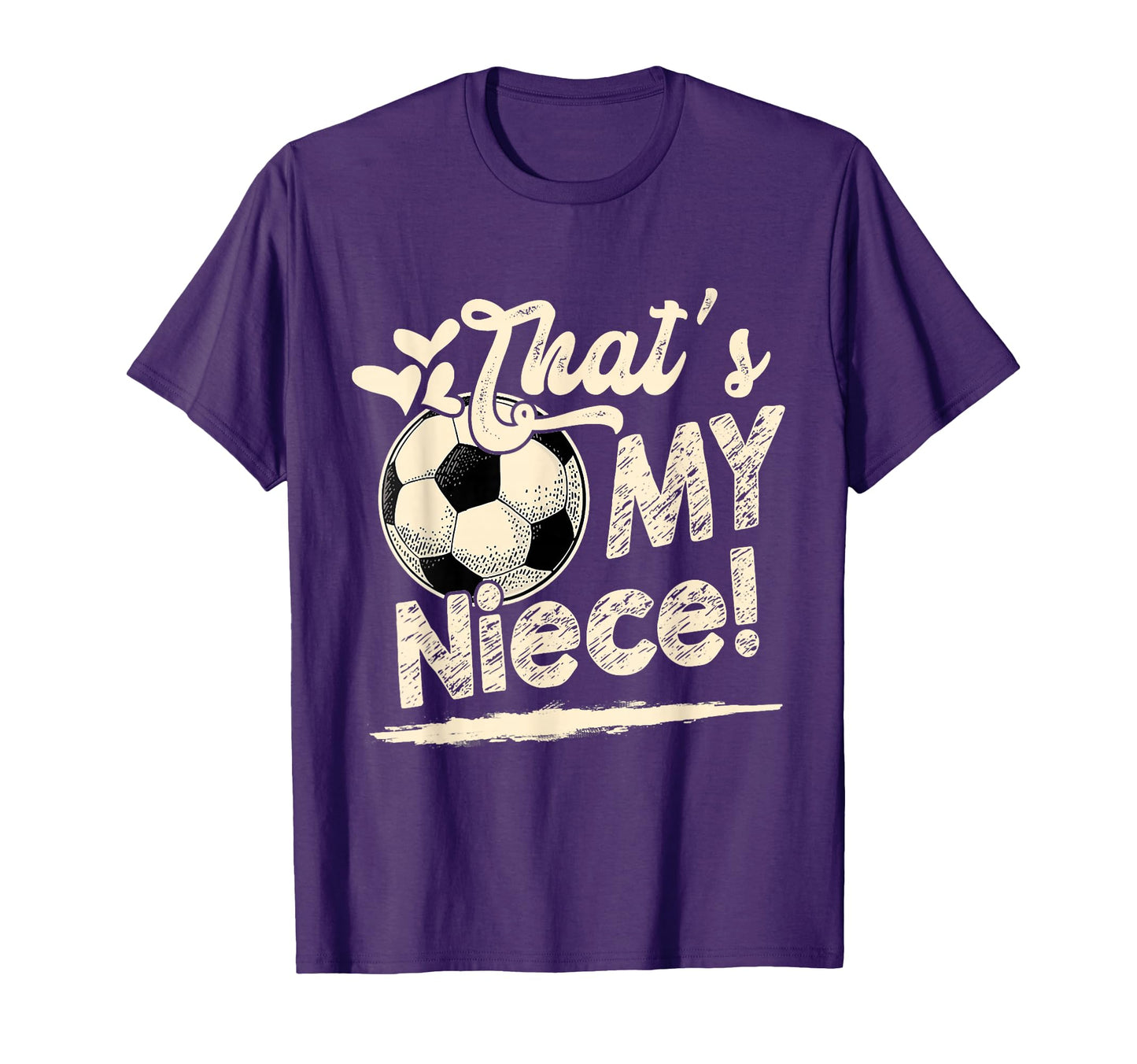 Womens Thats My Niece Soccer Family T-Shirt - Custom Art Print Unisex - T-Shirt, Sweatshirt, Hoodie