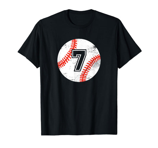 Baseball Player 7 Baseball Mom Dad T-Shirt - Custom Art Print Men Women - T-Shirt, Sweatshirt, Hoodie