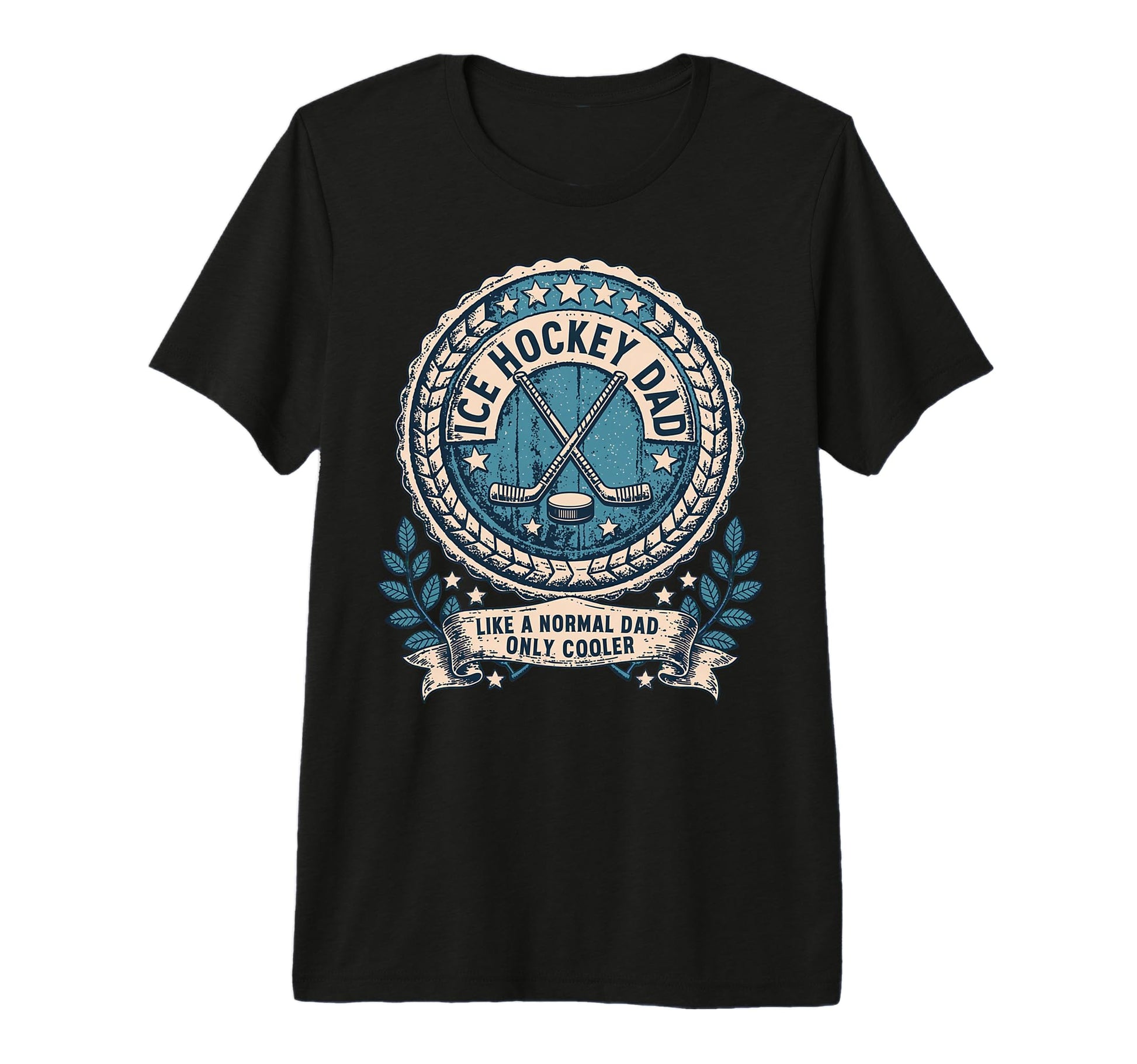 Mens Usa Ice Hockey Dad Like Normal T-Shirt - Aesthetic Graphic for Adults - T-Shirt, Sweatshirt, Hoodie
