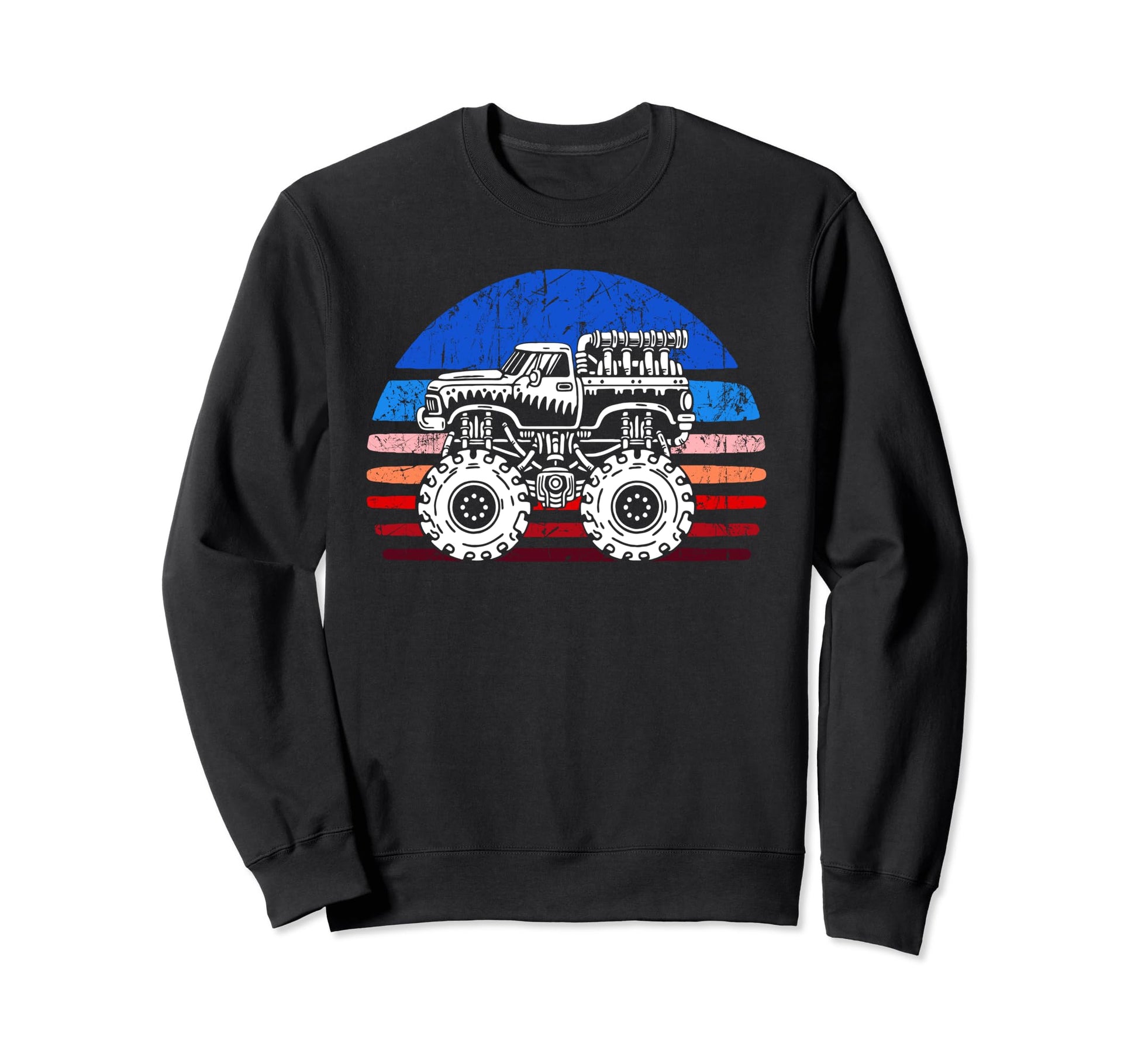 Monster Truck Dad Fathers Day Click More T-Shirt - Unique Graphic Unisex - T-Shirt, Sweatshirt, Hoodie