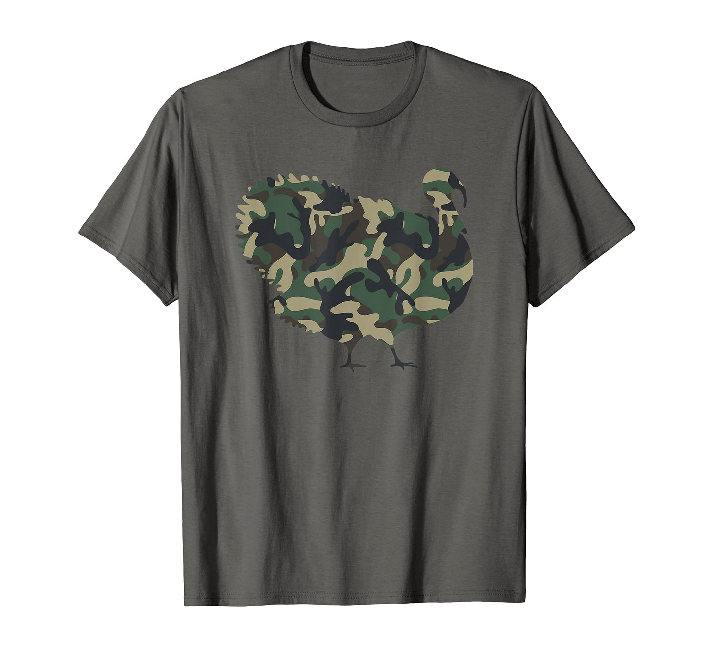 Camo Turkey Military Tactical T-Shirt - Minimalist Print for Adults - T-Shirt, Sweatshirt, Hoodie