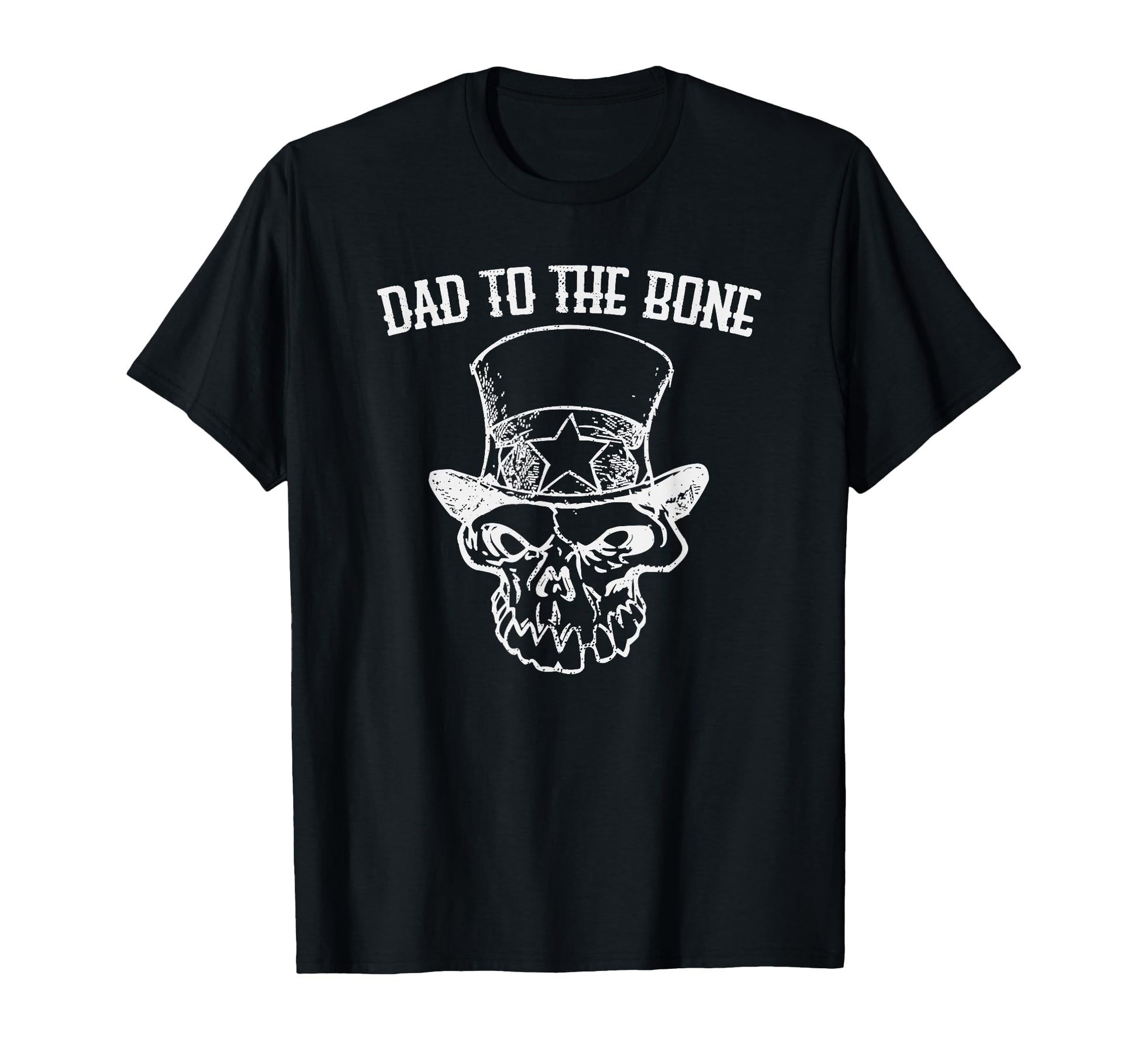 Dad To Bone Funny Father Dad Joke Skull T-Shirt - Minimalist Print Unisex - T-Shirt, Sweatshirt, Hoodie