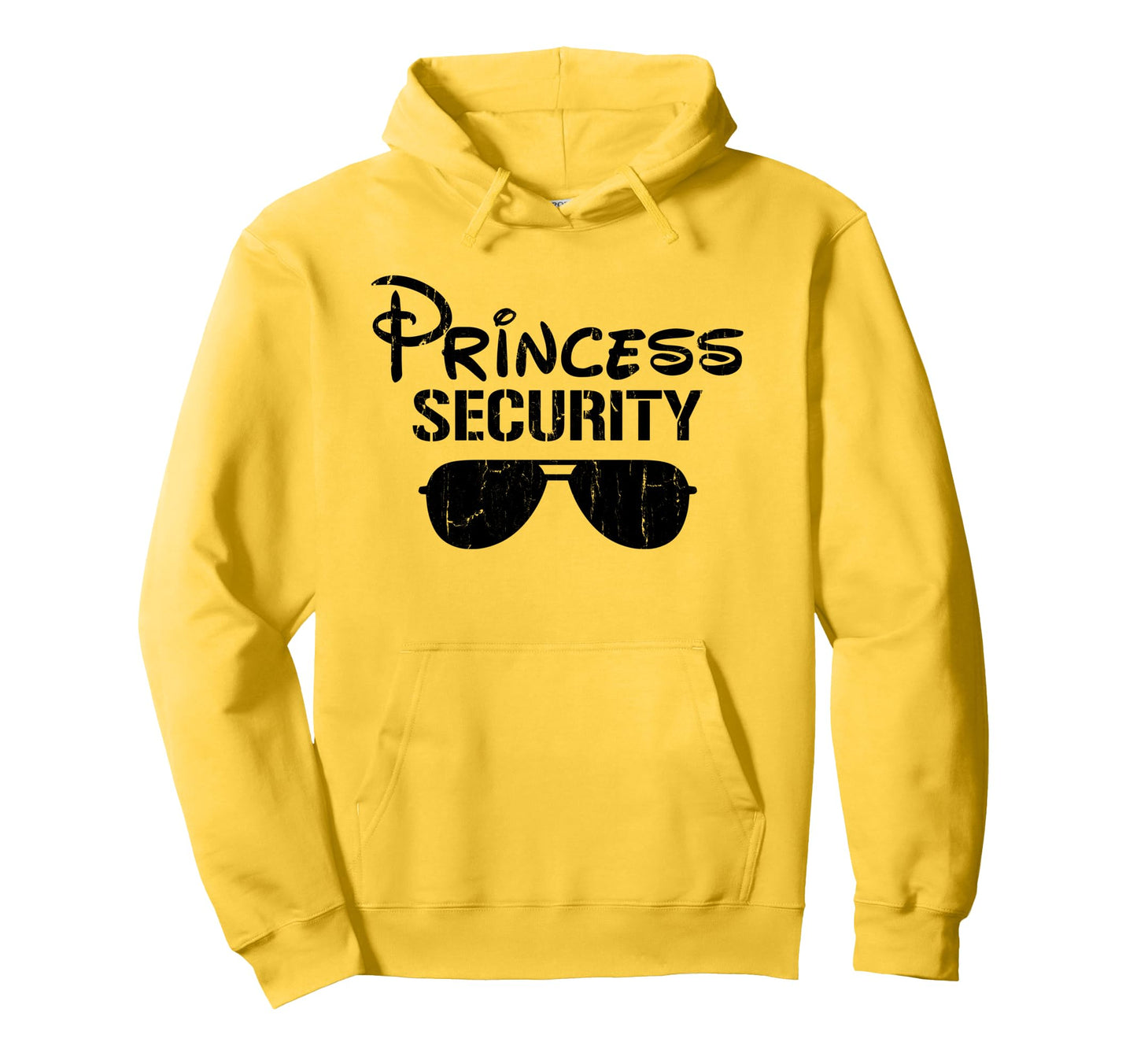 Princess Security Funny Dad Boyfriend Hoodie - Trendy Graphic for Adults - T-Shirt, Sweatshirt, Hoodie