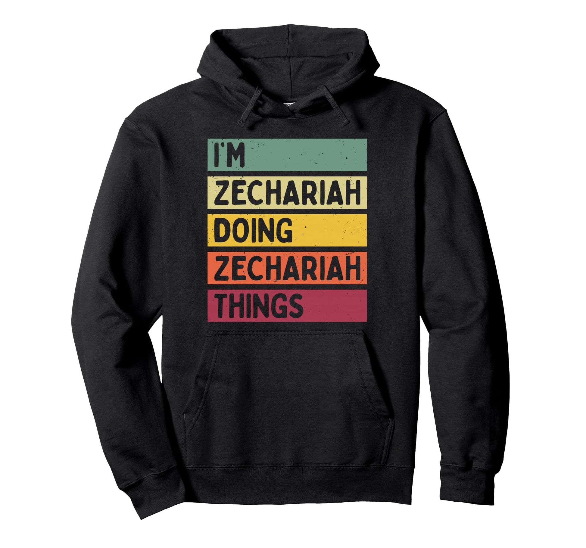 Im Zechariah Doing Zechariah Things Hoodie - Minimalist Print Men Women - T-Shirt, Sweatshirt, Hoodie