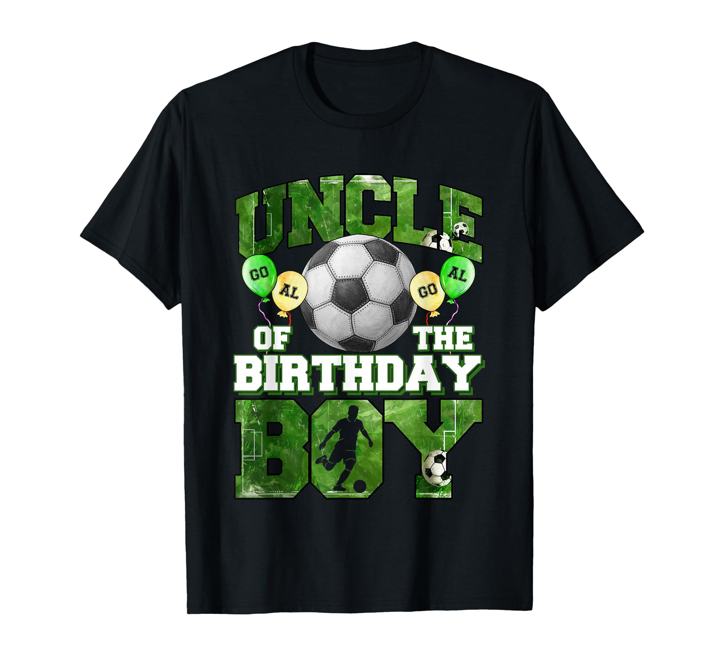 Soccer Uncle Birthday Party Soccer T-Shirt - Graphic Print Men Women - T-Shirt, Sweatshirt, Hoodie