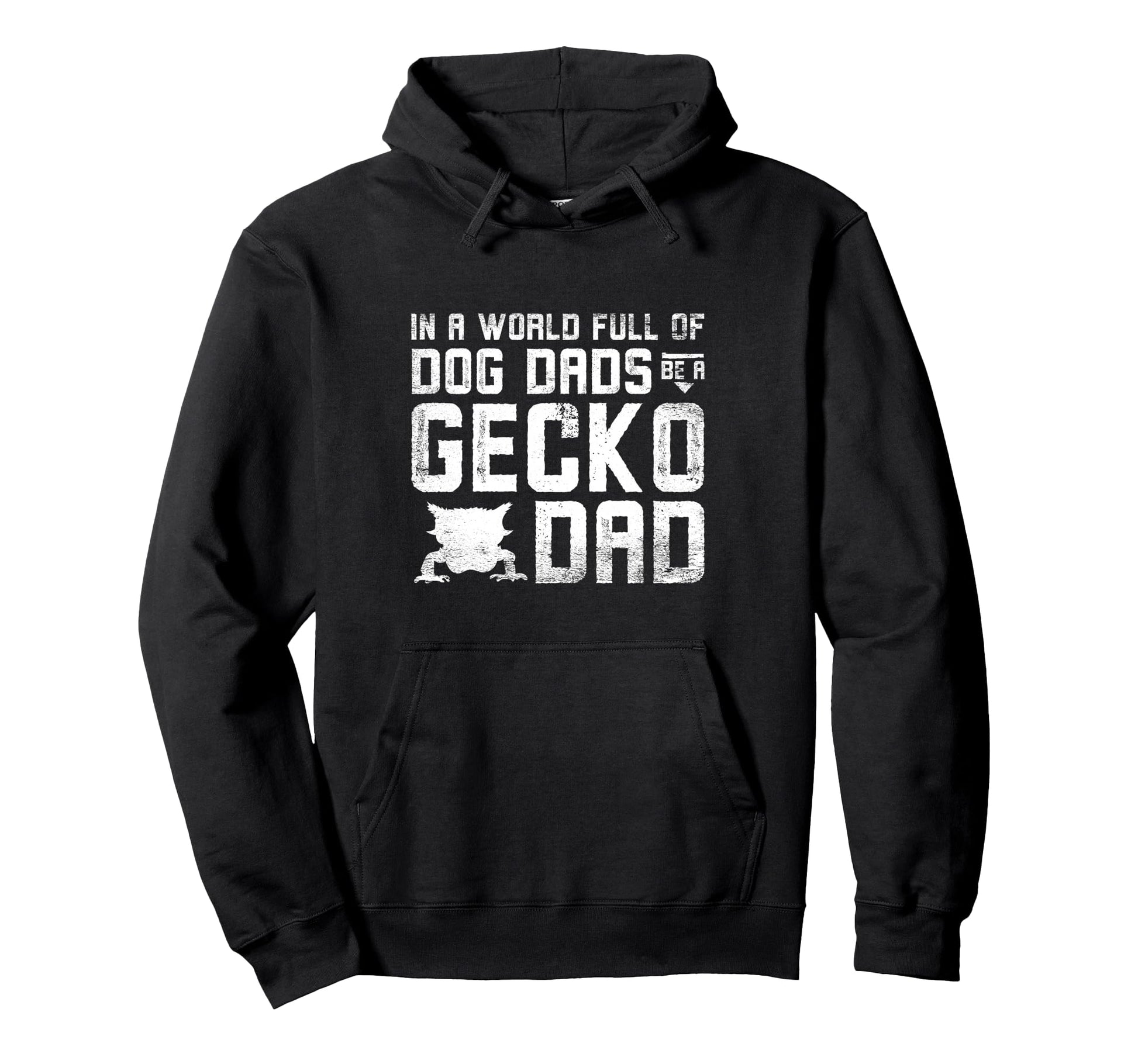 Funny Dog Dad Best Crested Gecko Dad Hoodie - Streetwear Style for Adults - T-Shirt, Sweatshirt, Hoodie