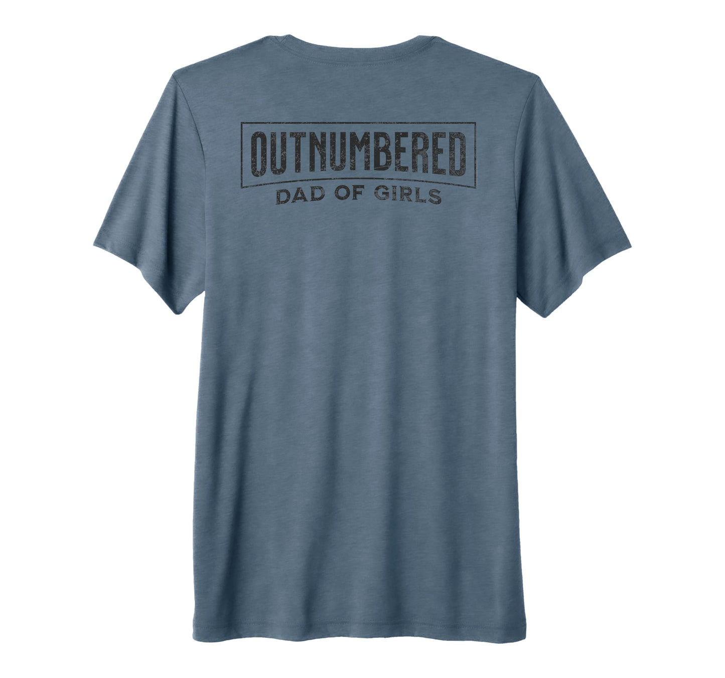 Mens Back Outnumbered Dad Proud Dad T-Shirt - Streetwear Style for Adults - T-Shirt, Sweatshirt, Hoodie