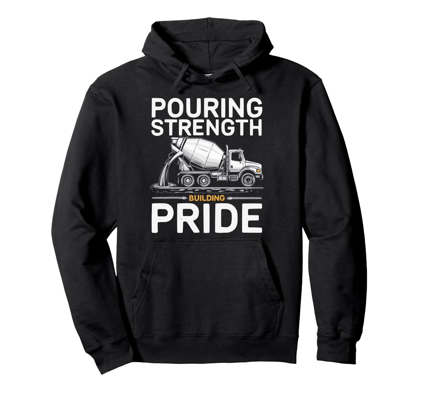 Concrete Mixer Truck Driver Truck Driving Hoodie - Trendy Graphic Unisex - T-Shirt, Sweatshirt, Hoodie