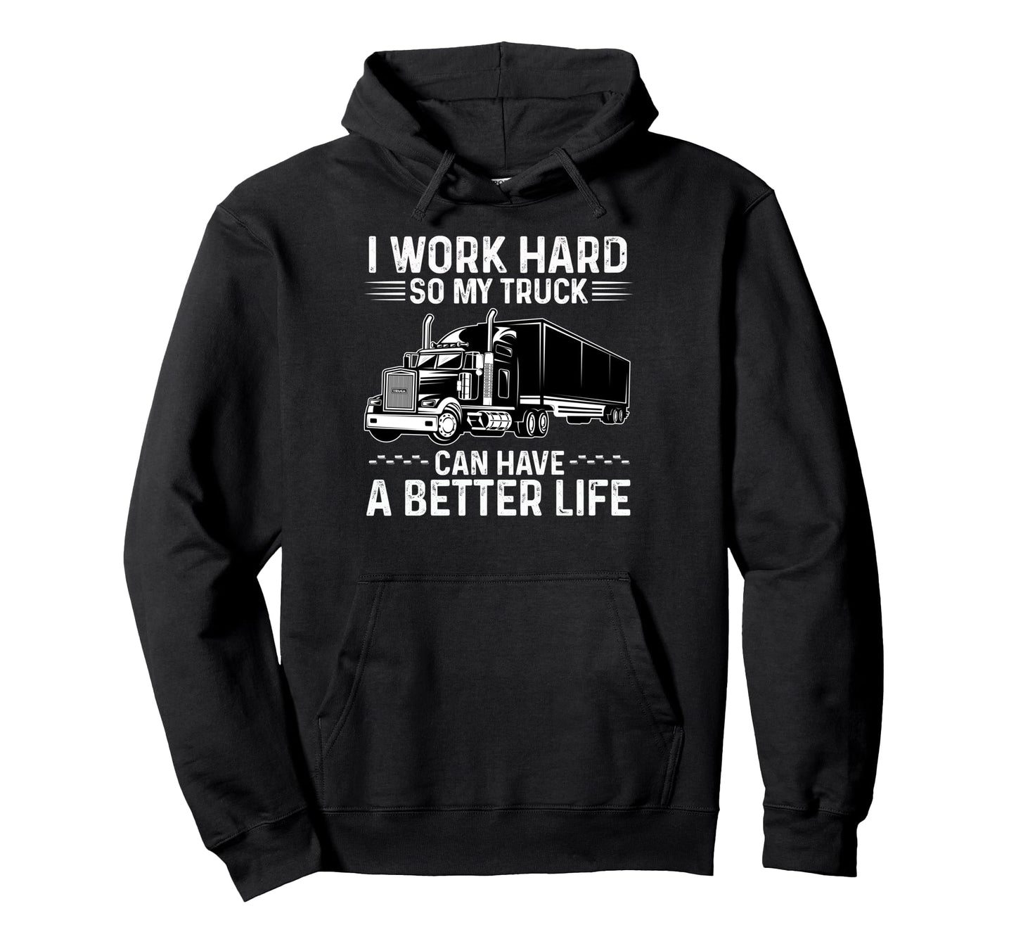 Cdl Trucker Dad Semi Truck Driver Hoodie - Casual Everyday Wear for Adults - T-Shirt, Sweatshirt, Hoodie