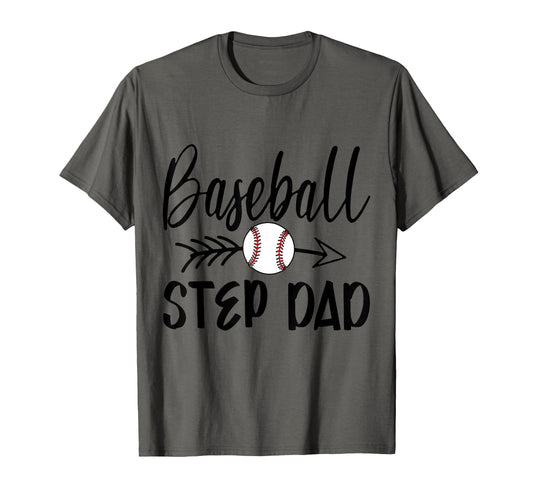Baseball Step Dad Arrow Fathers Mothers T-Shirt - Streetwear Style Unisex - T-Shirt, Sweatshirt, Hoodie