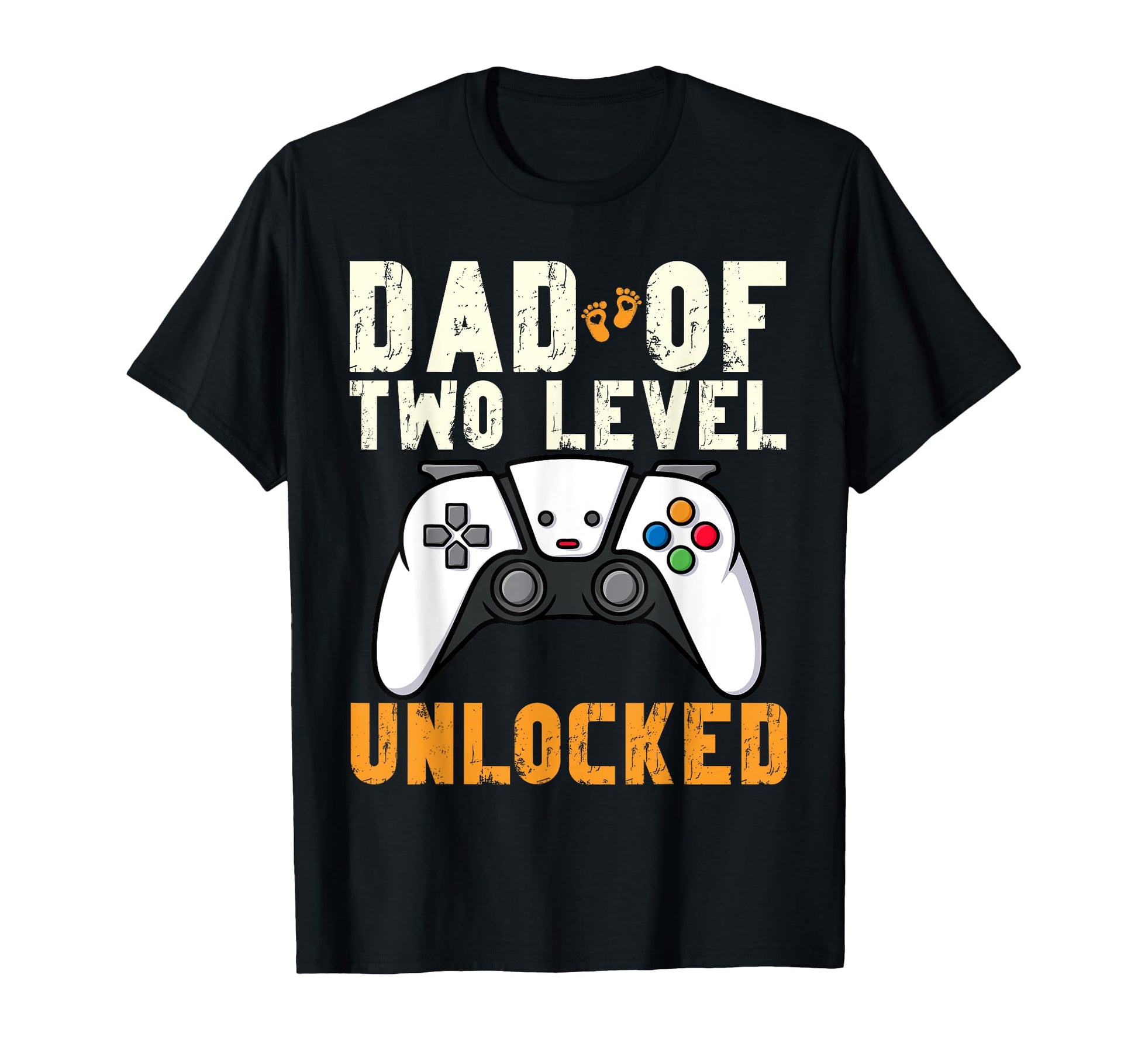 Daddy Again Leveled Up To Dad 2 T-Shirt - Fun Novelty Design for Adults - T-Shirt, Sweatshirt, Hoodie