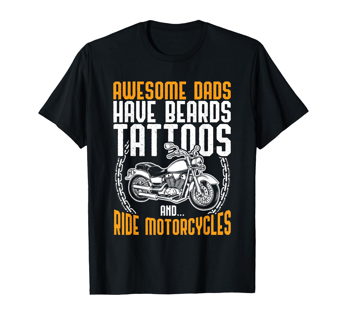 Tattooed Dad Motorcycle Funny Tattoo T-Shirt - Streetwear Style Men Women - T-Shirt, Sweatshirt, Hoodie