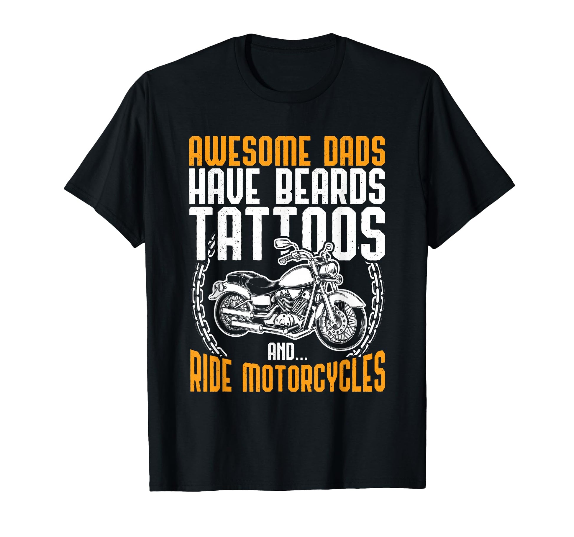 Tattooed Dad Motorcycle Funny Tattoo T-Shirt - Streetwear Style Men Women - T-Shirt, Sweatshirt, Hoodie